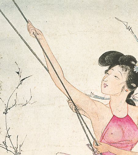 兴文县-胡也佛的仕女画和最知名的金瓶梅秘戏图